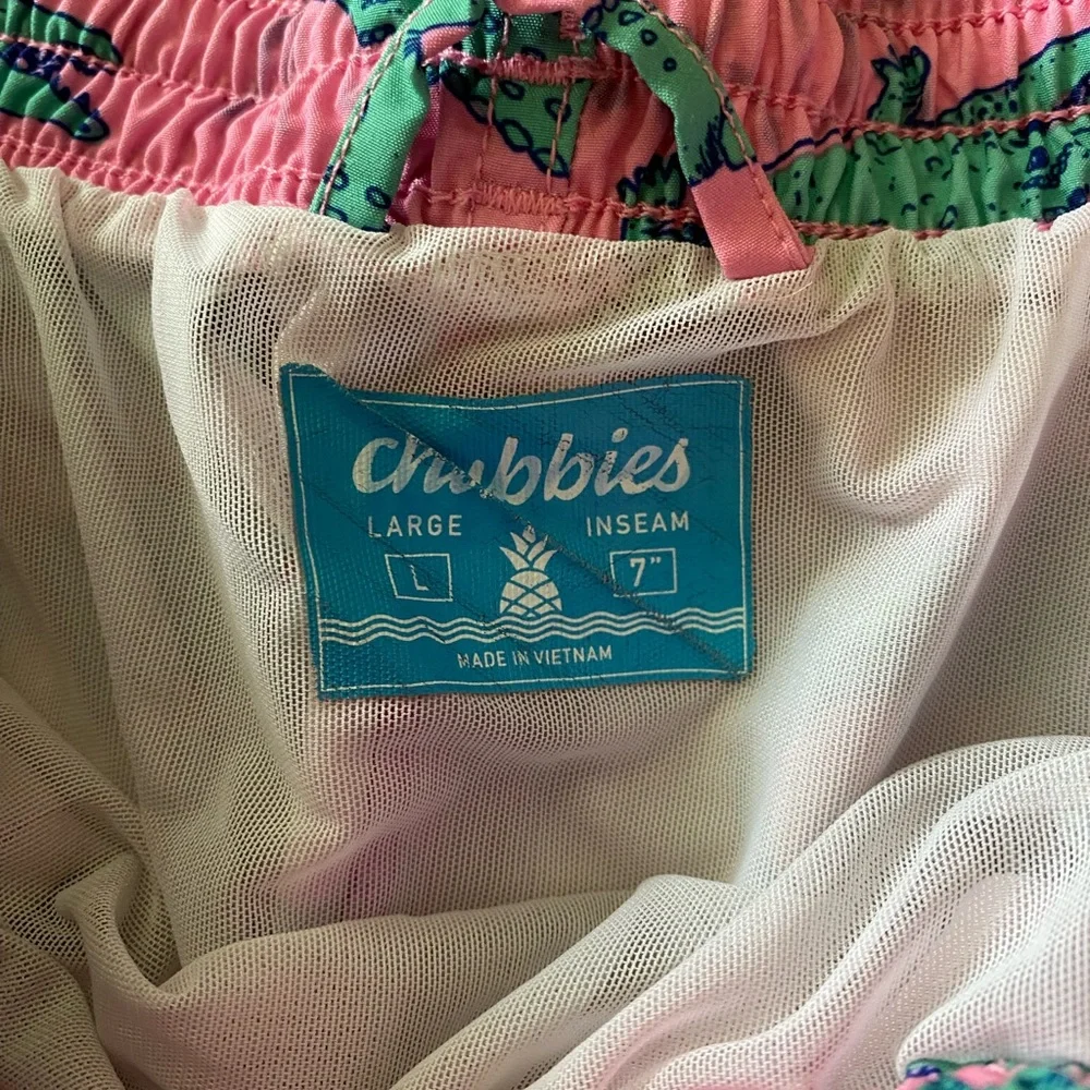 Chubbies The En Fuego Stretch Men’s Swim Trunks Size Large